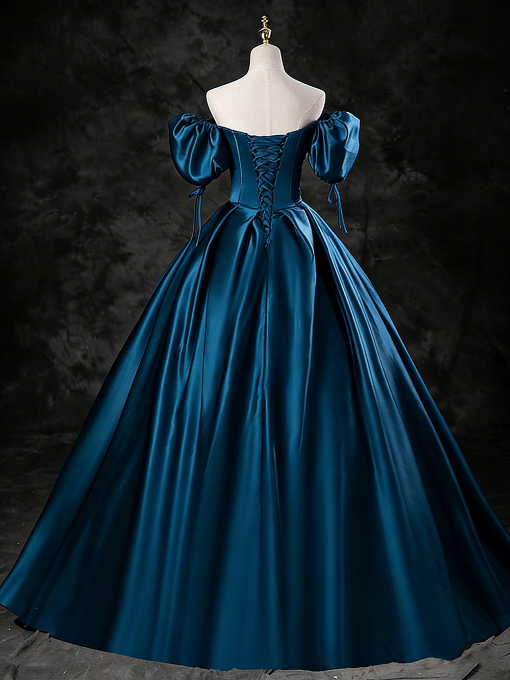 Puffy Party Gown for Evening Formal Events