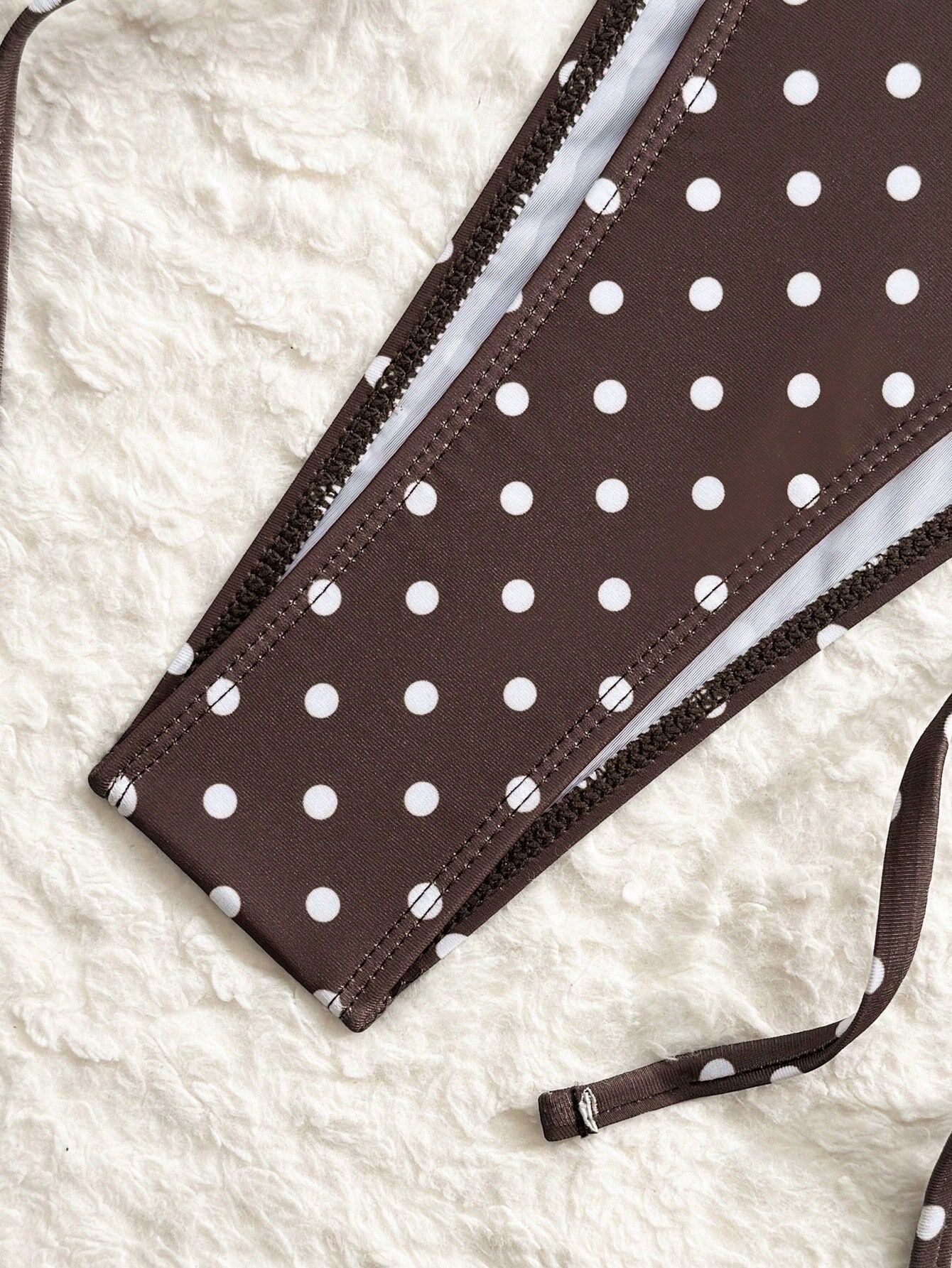 Polka Dot Three-Piece Bikini Set for Summer Holidays