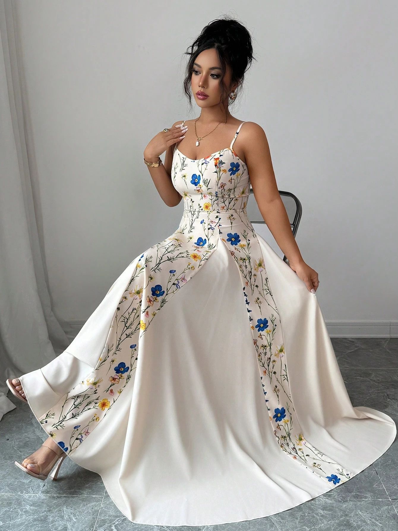 Strap Slip Dress for Elegant Summer Outings
