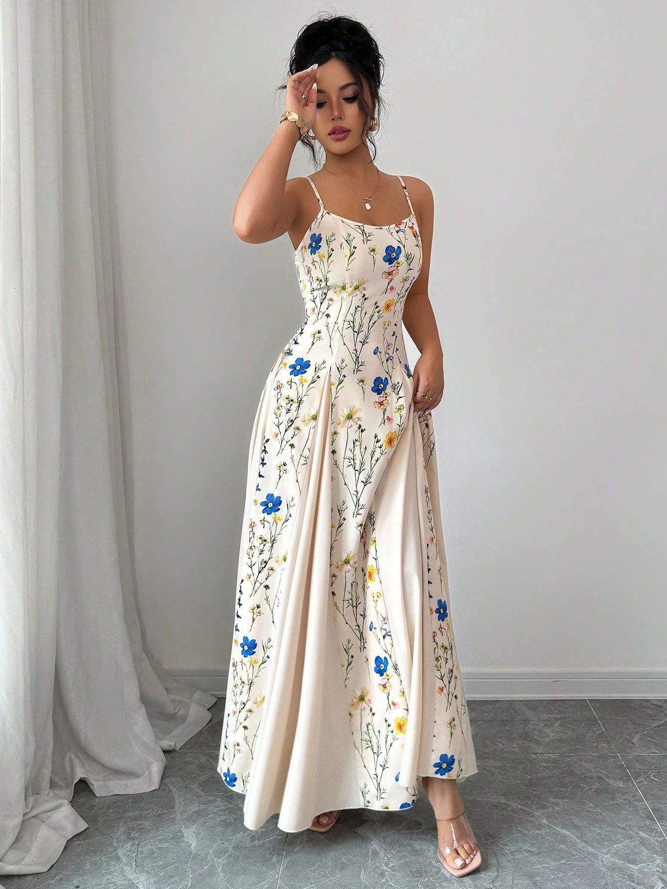 Strap Slip Dress for Elegant Summer Outings