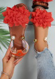 Plus Size Women's Pearl Slip-On Sandals