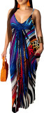 Summer Women's Loose Sleeveless V-Neck Strap Dress