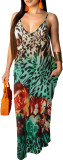Summer Women's Loose Sleeveless V-Neck Strap Dress