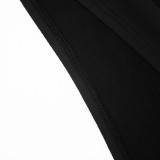 Summer Women's Casual Slash Shoulder Top Ruched Cropped Pants Set