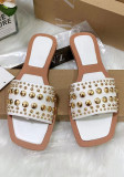 Women's Studded Flat Slippers