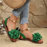 Plus Size Women's Pearl Slip-On Sandals
