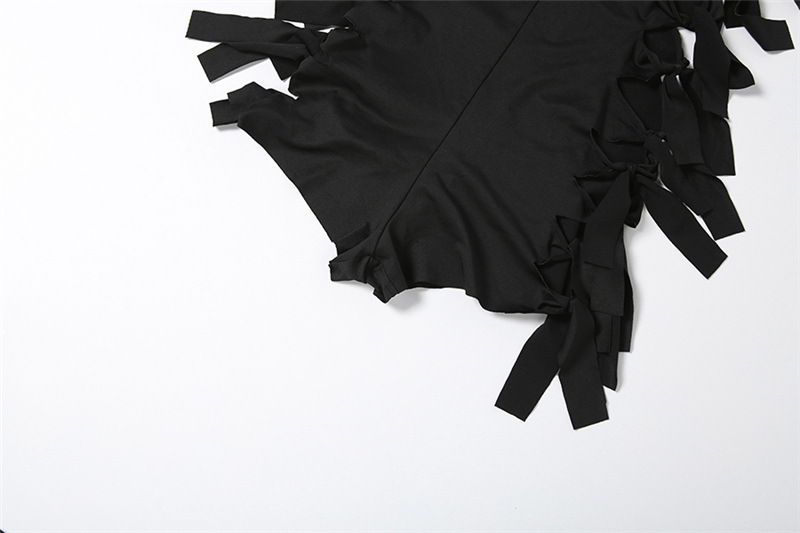 Strapless Lace-Up Hollow Jumpsuit Set for Summer Parties