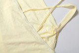 Women Spring Colorful Sexy Square Neck Ruched Dress