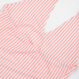 Women Striped Printed Halter Neck Belted Camisole Top and Shorts Two-Piece Set