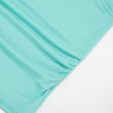 Women Spring Summer Sexy V-Neck Bodycon Dress