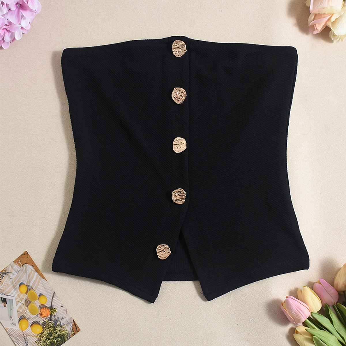 Strapless Camisole Top for Summer Casual Wear