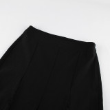 Women Sexy Lace Cut-Out Bell Bottom Pants