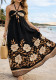 Women Spring Printed Sleeveless Holidays Casual Dress