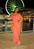 Women Casual Long Sleeve Zipper Top and Wide-Leg Pants Two-Piece Set