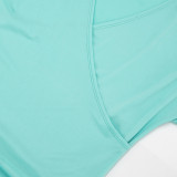 Women Spring Summer Sexy V-Neck Bodycon Dress