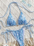 Women Belted Shell Accessory Two-Piece Swimwear