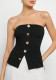 Women Sexy Strapless Camisole Top
