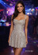 Women Fashion Shiny Sequin Backless Strap Sexy Bodycon Chic Mini Dress