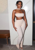 Fall Winter Women Sexy Strapless Sleeveless Tight Fit Backless Top