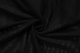 Women Spring Halter Neck Backless Mesh Patchwork Sexy See-Through Bodycon Dress