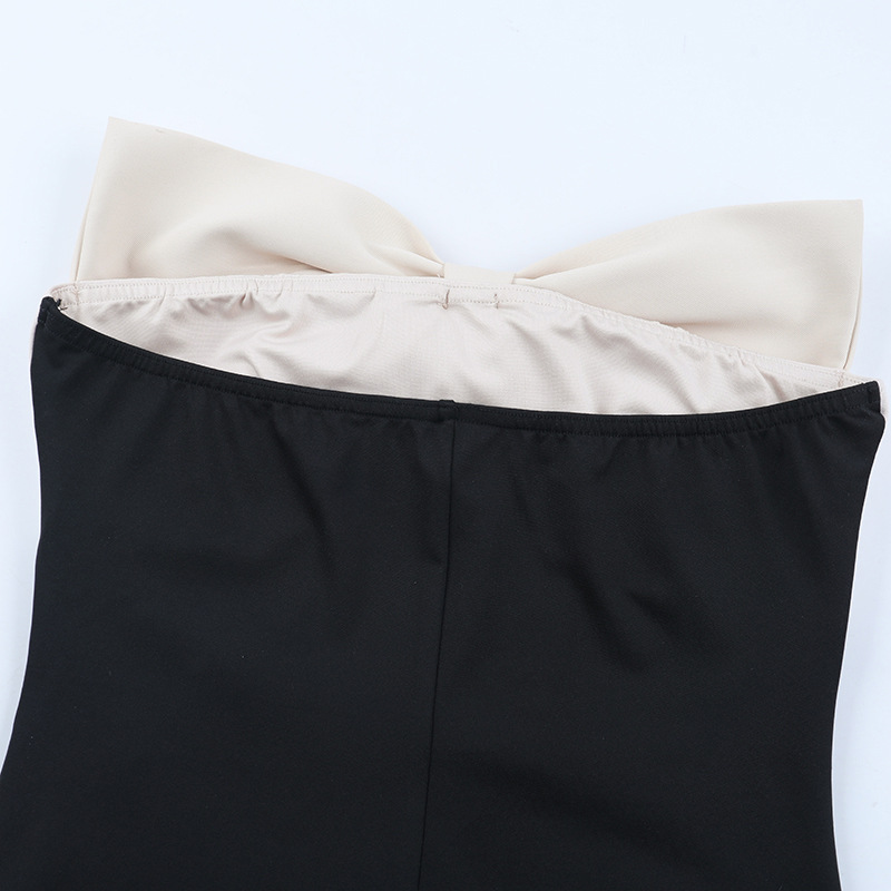 Bow Jumpsuit for Casual Evening Wear