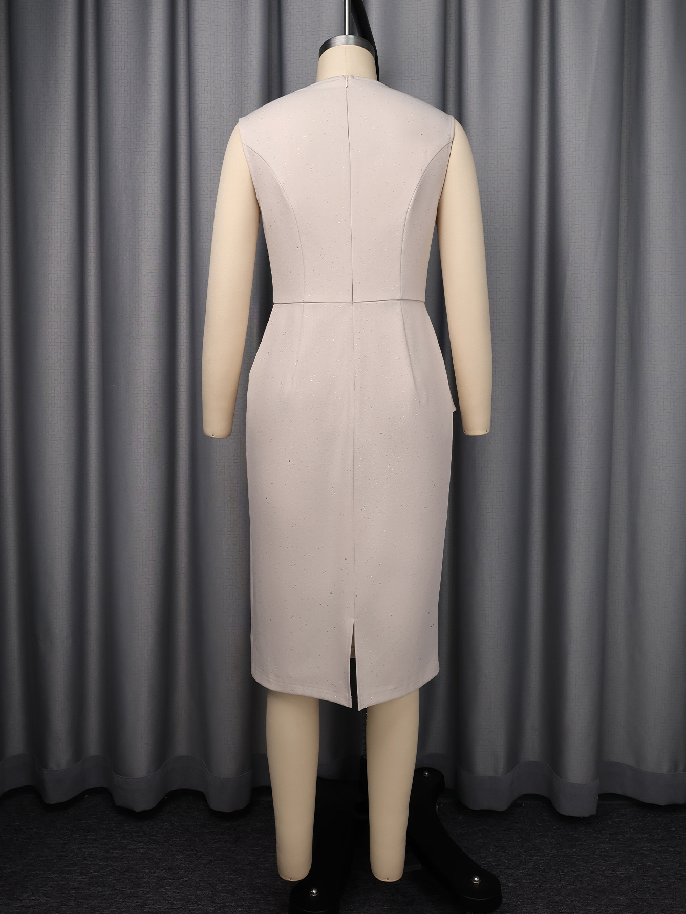 V-Neck Bodycon Dress for Holiday Parties & Events