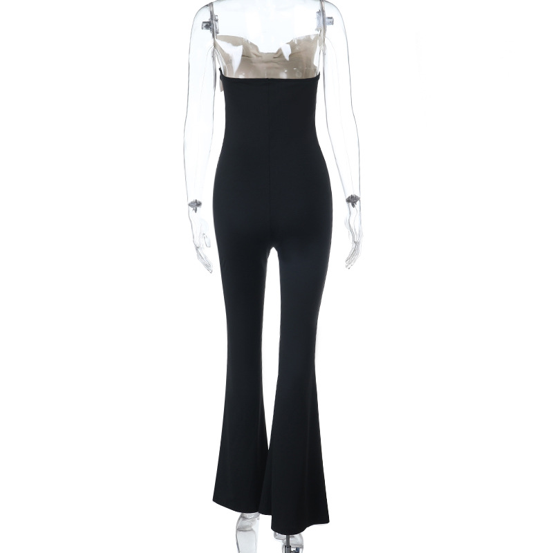 Bow Jumpsuit for Casual Evening Wear