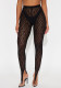 Women Sexy See-Through Lace Footed Pants