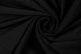 Women Solid Casual Bodycon Holiday U Neck Long Sleeve Two Piece Skirt Set