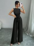 Women Summer Top and Wide Leg Pants Two Piece Set