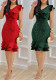 Women Elegant Ruffled Dress