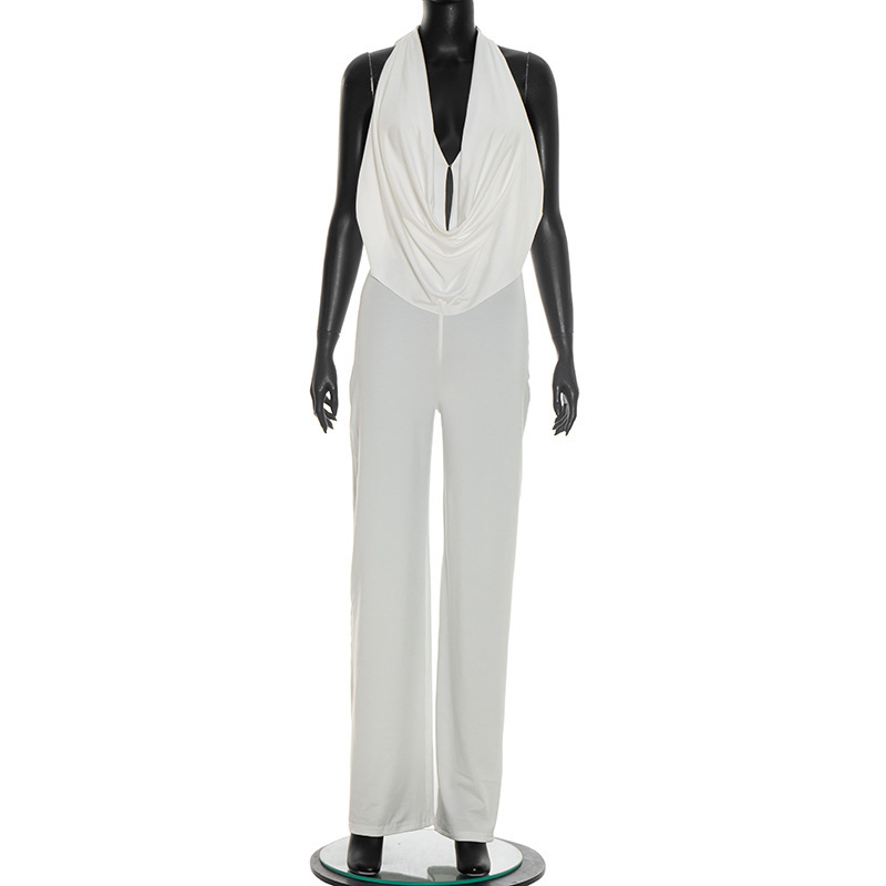 Hooded Backless Jumpsuit for Casual & Club Wear