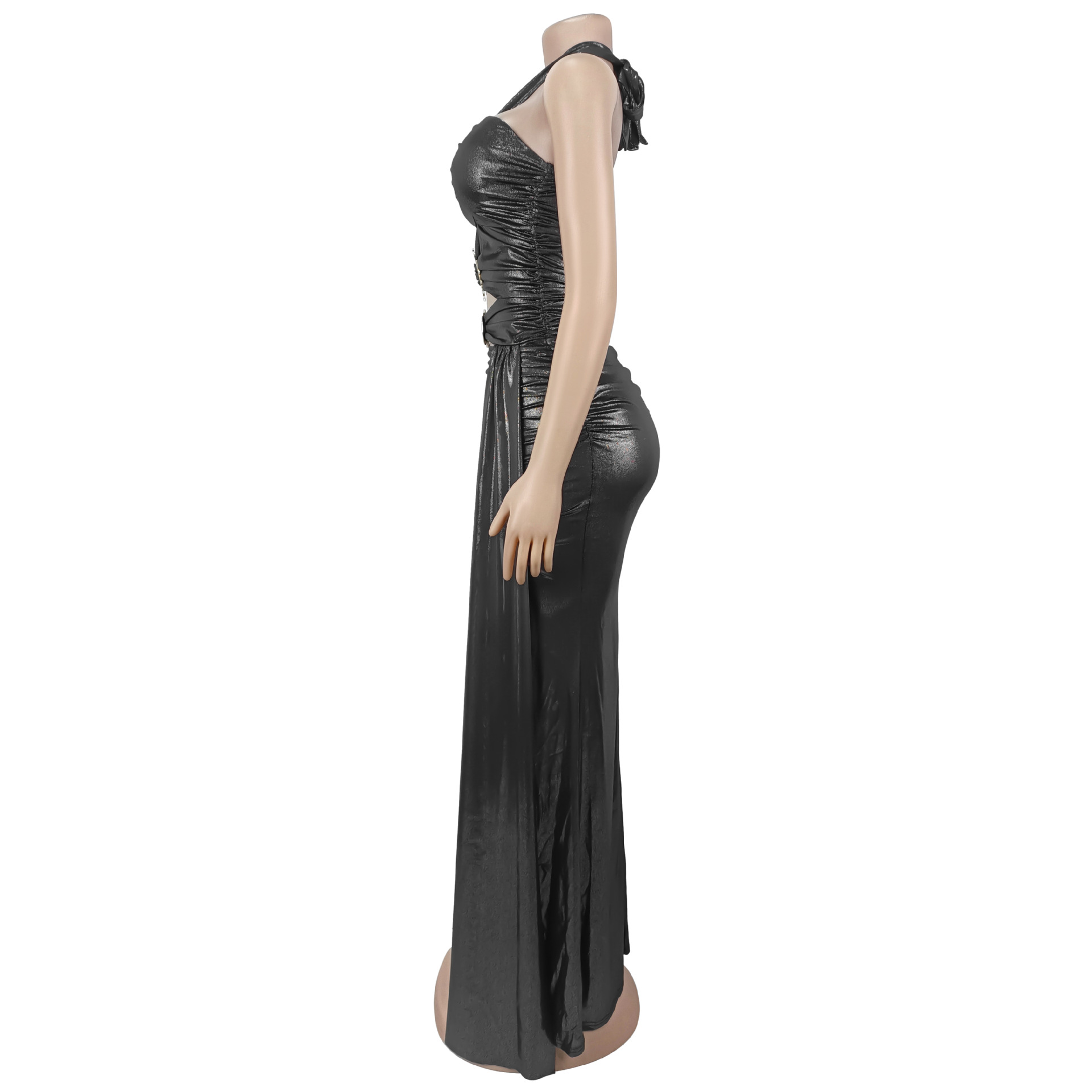 Tie Backless Bodycon Dress for Evening Parties