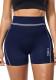 Women Yoga Wear Color Block Hot Shorts Workout Pants