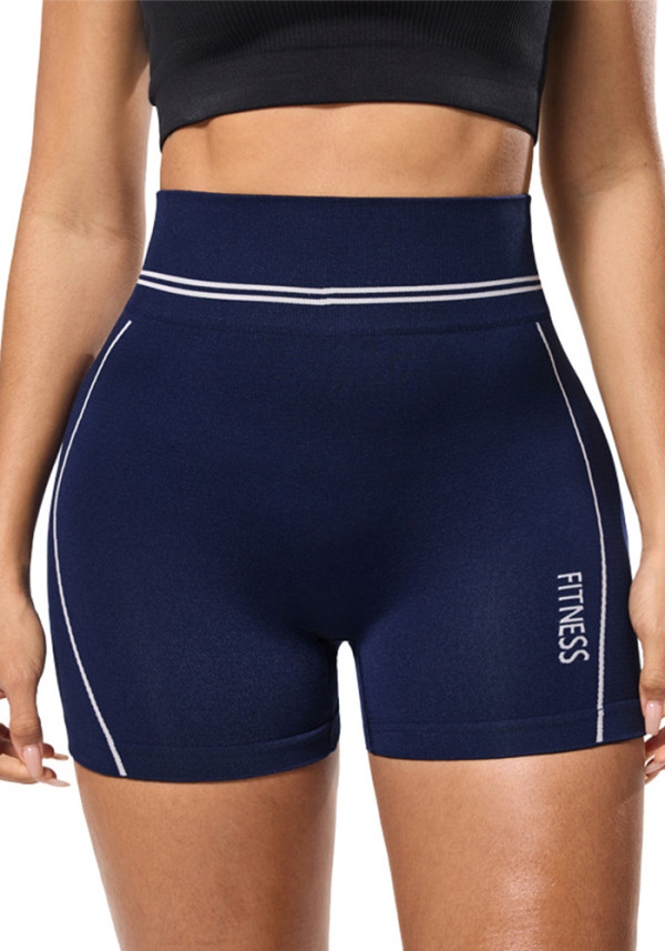 Women Yoga Wear Color Block Hot Shorts Workout Pants