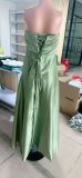 Women Strapless Sexy Slit Formal Party Evening Dress（Processing time need 3-6 days）