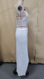 Women Sexy Knitting Cut Out Beach Cover Up Bikini Beach Skirt