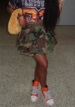 Women Summer Sexy Camouflage Skirt Women Summer Sexy Camouflage Skirt