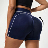 Women Yoga Wear Color Block Hot Shorts Workout Pants