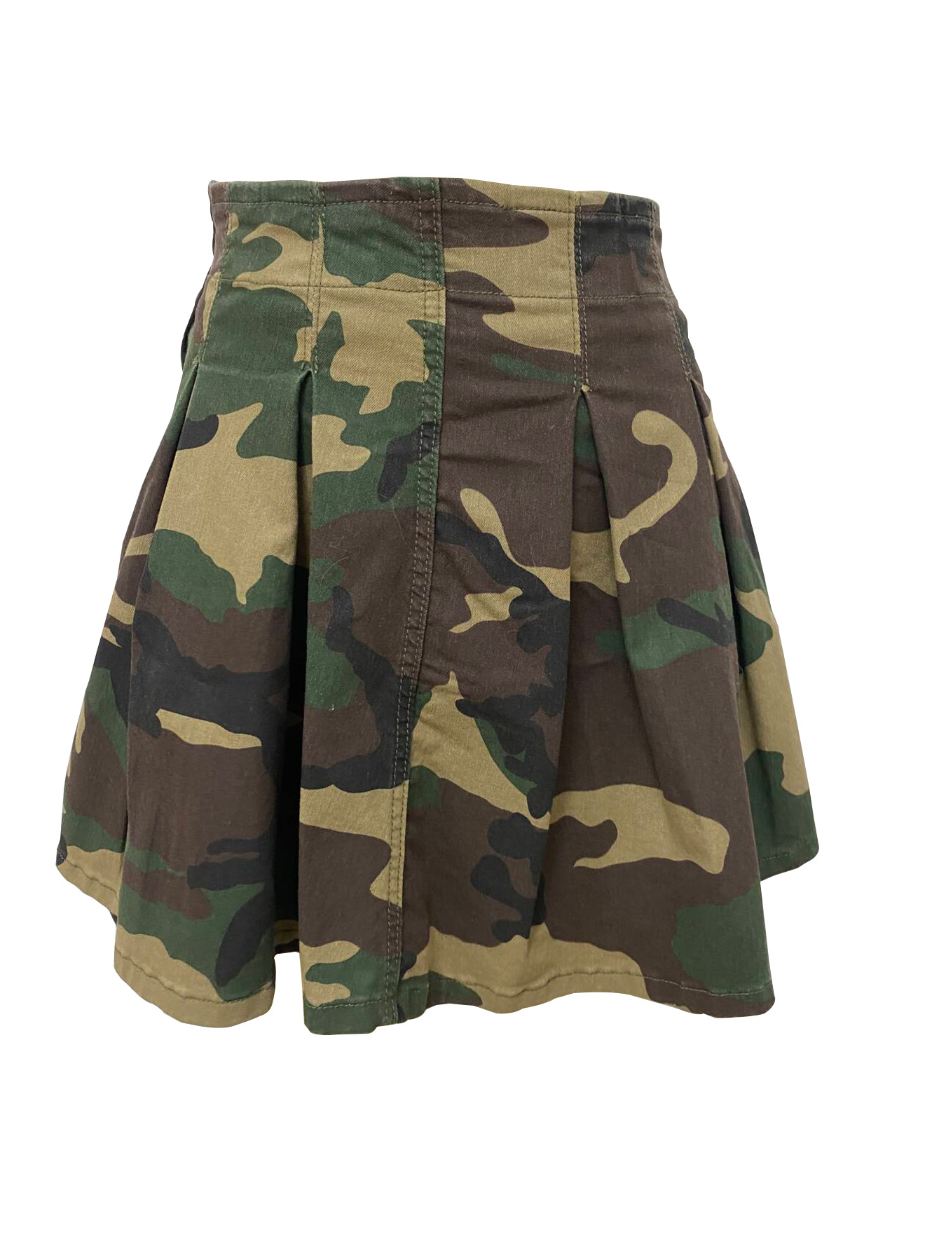 Camouflage Skirt for Summer Casual Streetwear