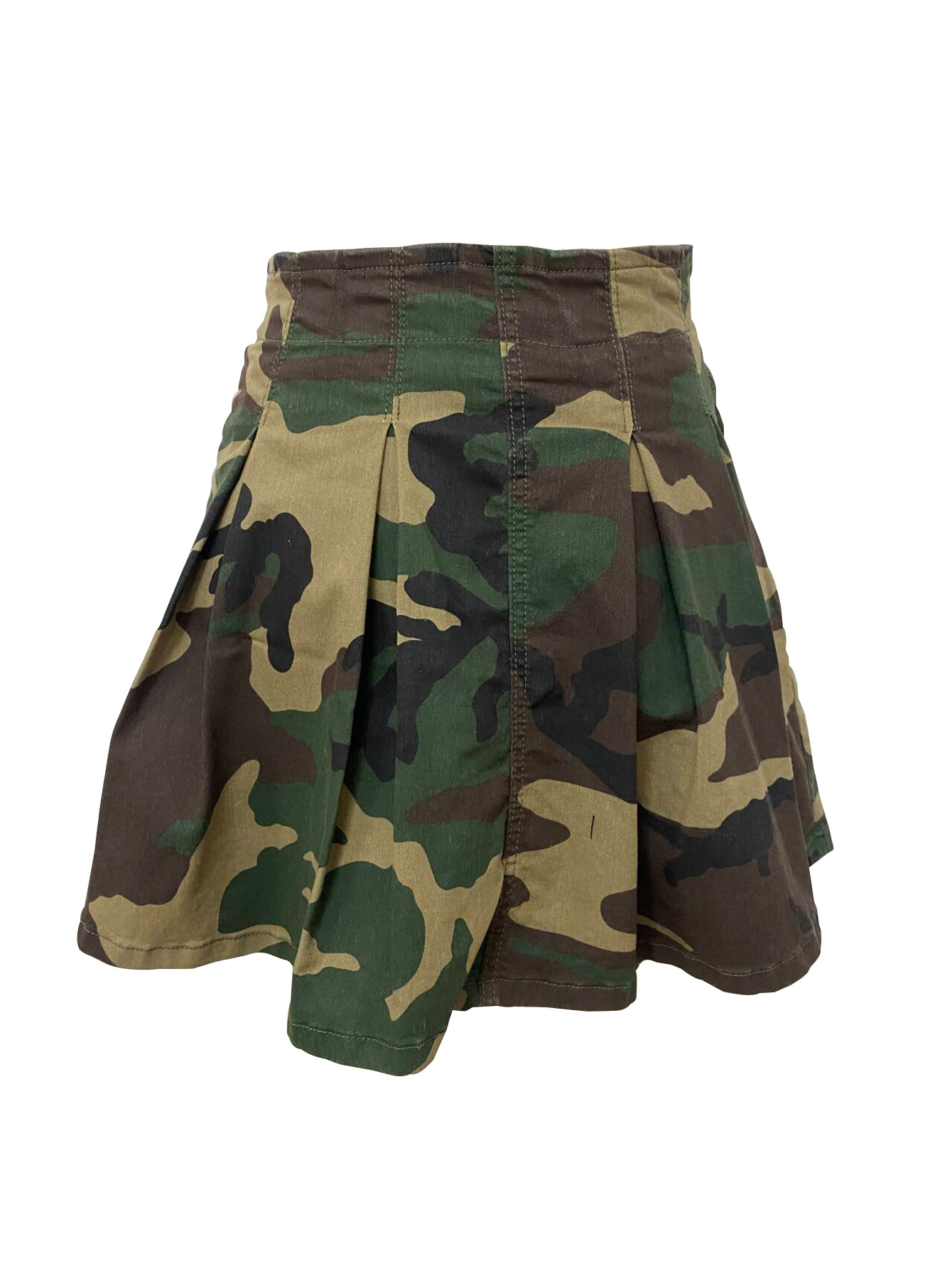 Camouflage Skirt for Summer Casual Streetwear
