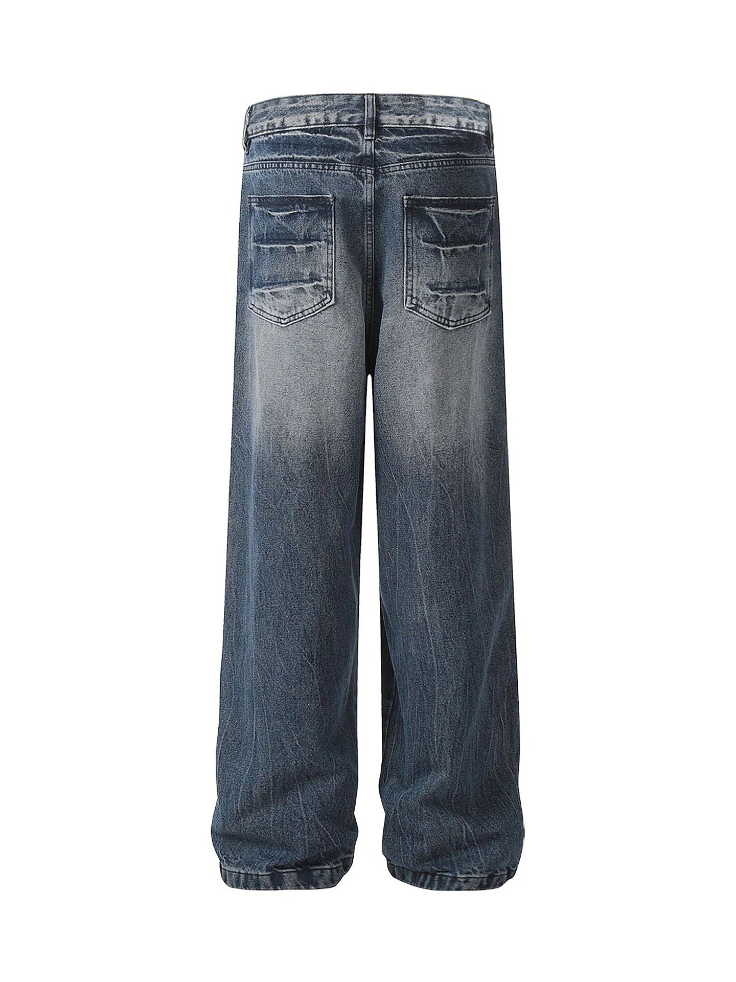 Washed Denim Jeans for Casual Streetwear