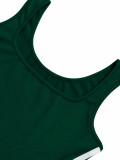 Summer Women Sleeveless Slim Fit Sports Dress