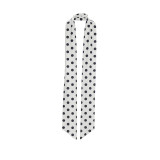 Summer Women Patchwork Polka Dot Halter Neck Strapless Ribbon High-Slit Dress