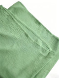 Women Strapless High-Waist Tie Wide-Leg Pants Two-Piece Set