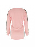 Women Casual Striped Bodycon Slim Fit Long-Sleeve Dress