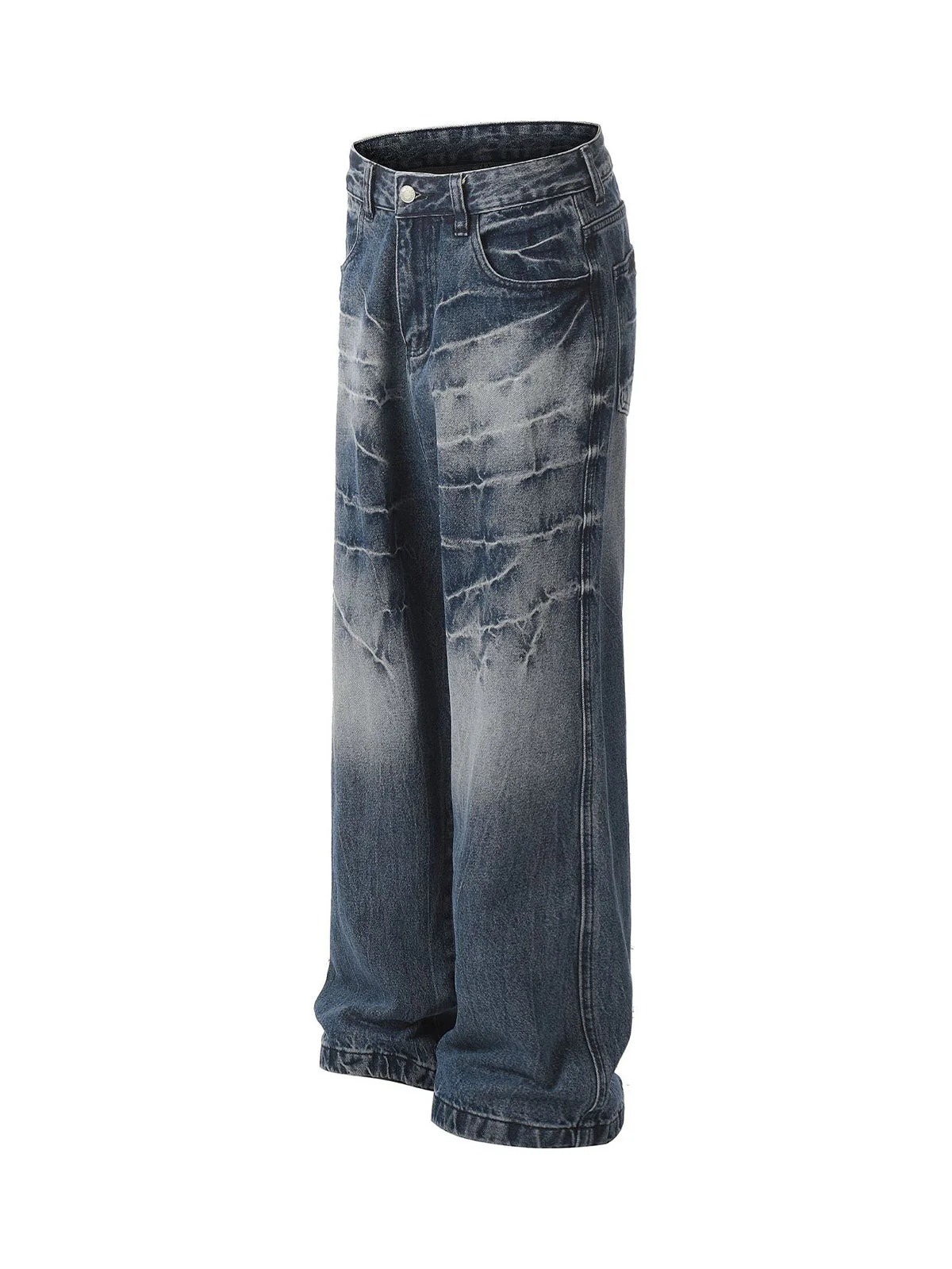 Washed Denim Jeans for Casual Streetwear