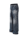 Women Washed Denim Pants