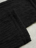 Women Off Shoulder High Stretch Slim Fit Mini Skirt Set Two-Piece Set