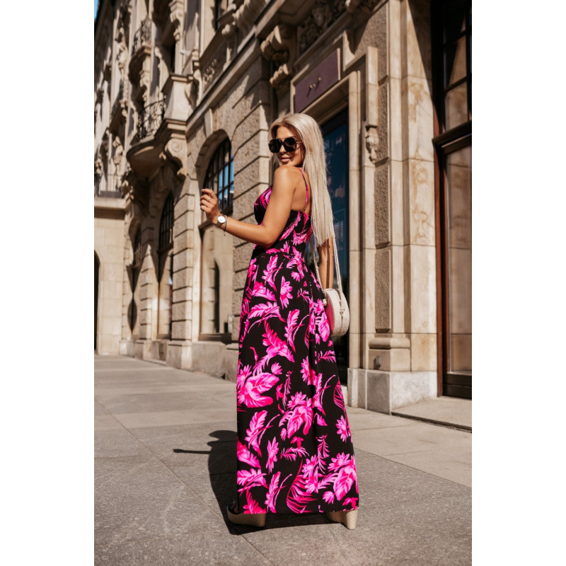 Printed Strap Dress for Casual Wear